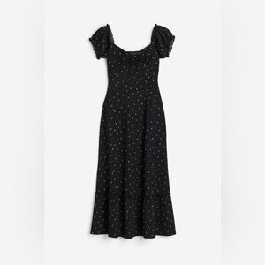 H&M Divided Black Floral dress